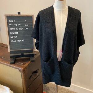 Cabi black sparkle wrap with pockets